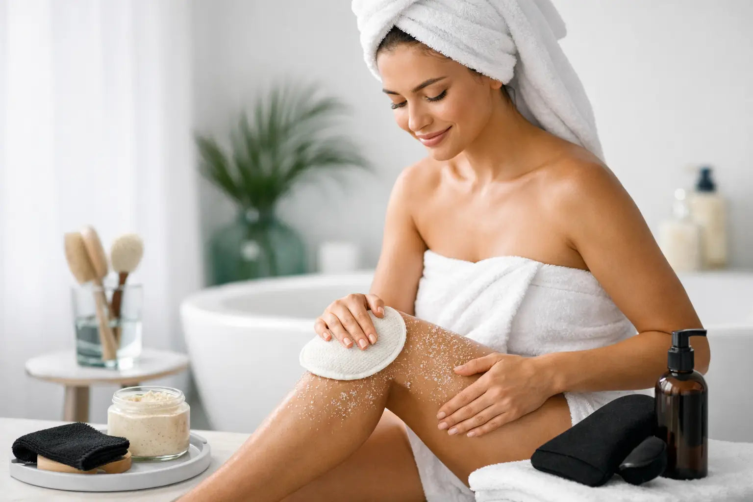 How to Exfoliate Before Self Tanning