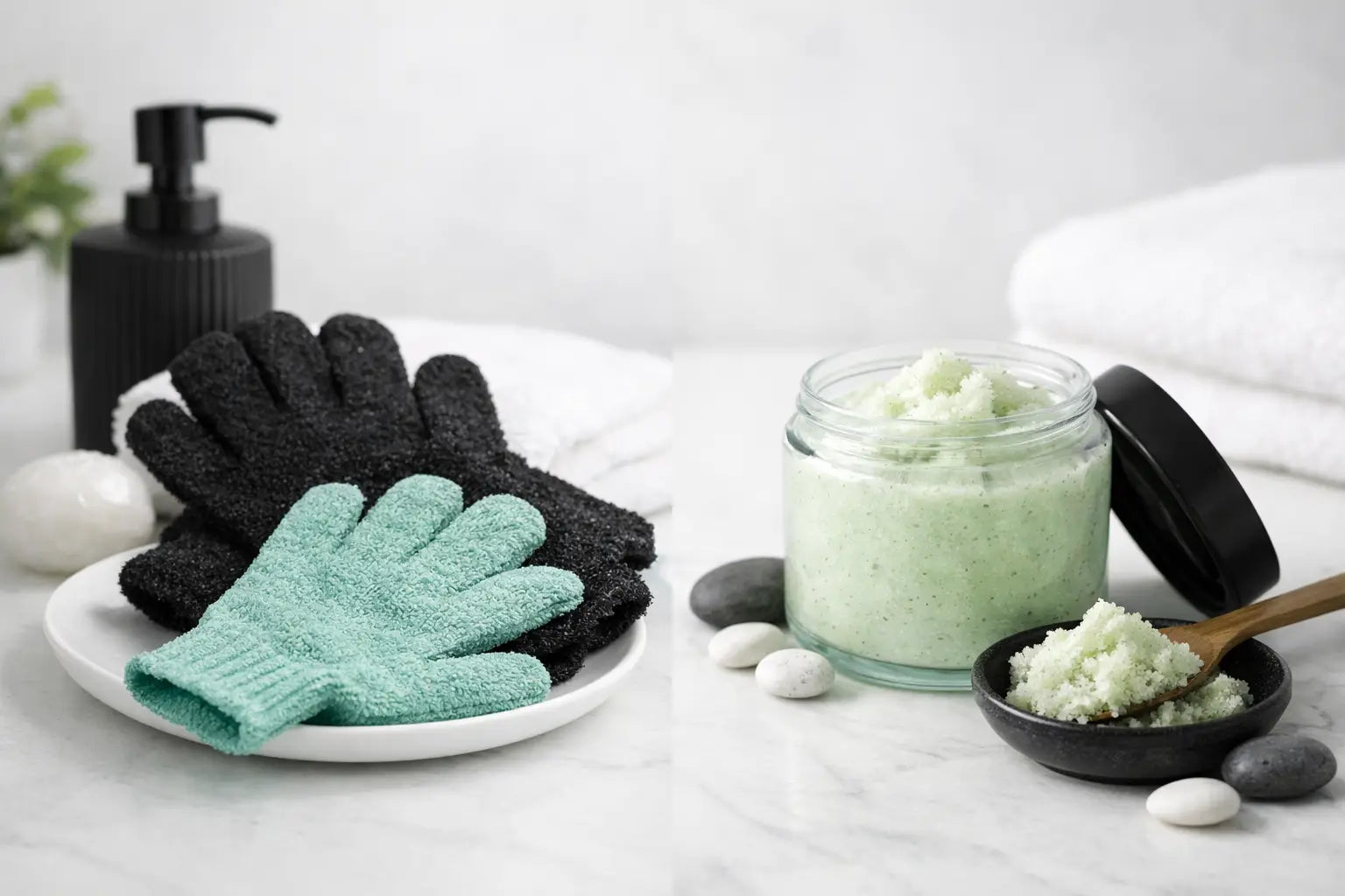 Exfoliating Gloves vs Body Scrub: Which Wins?