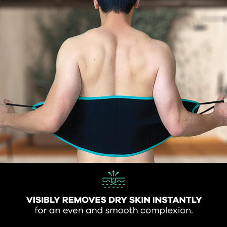Back exfoliation scrub effectively cleanses and exfoliates, improving skin texture for an even and smooth complexion.
