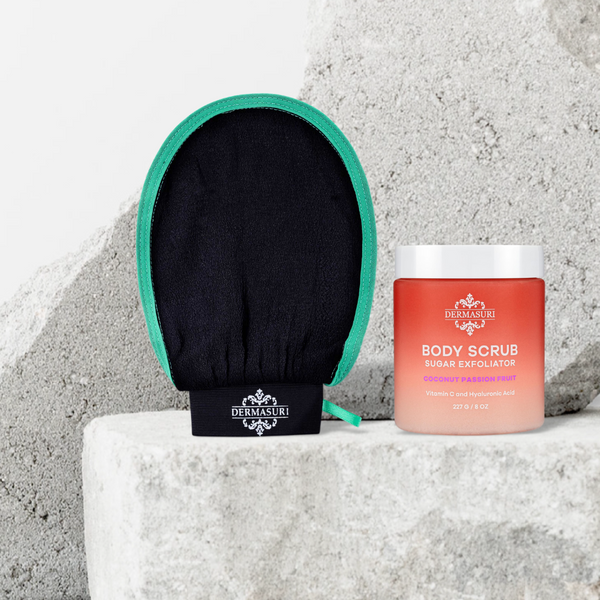 Body Scrub Glove + Sugar Body Scrub