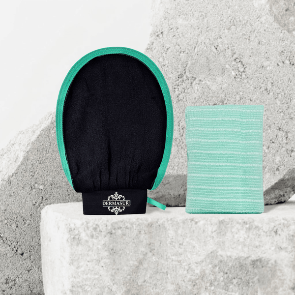 Japanese Shower Towel + Exfoliating Glove